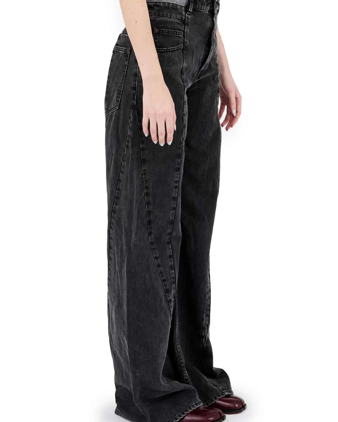 Maison Margiela Reworked Denim Jeans Medium Black Stone