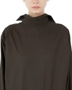 Maison Margiela Reworked Midi Dress Dark Brown/Black