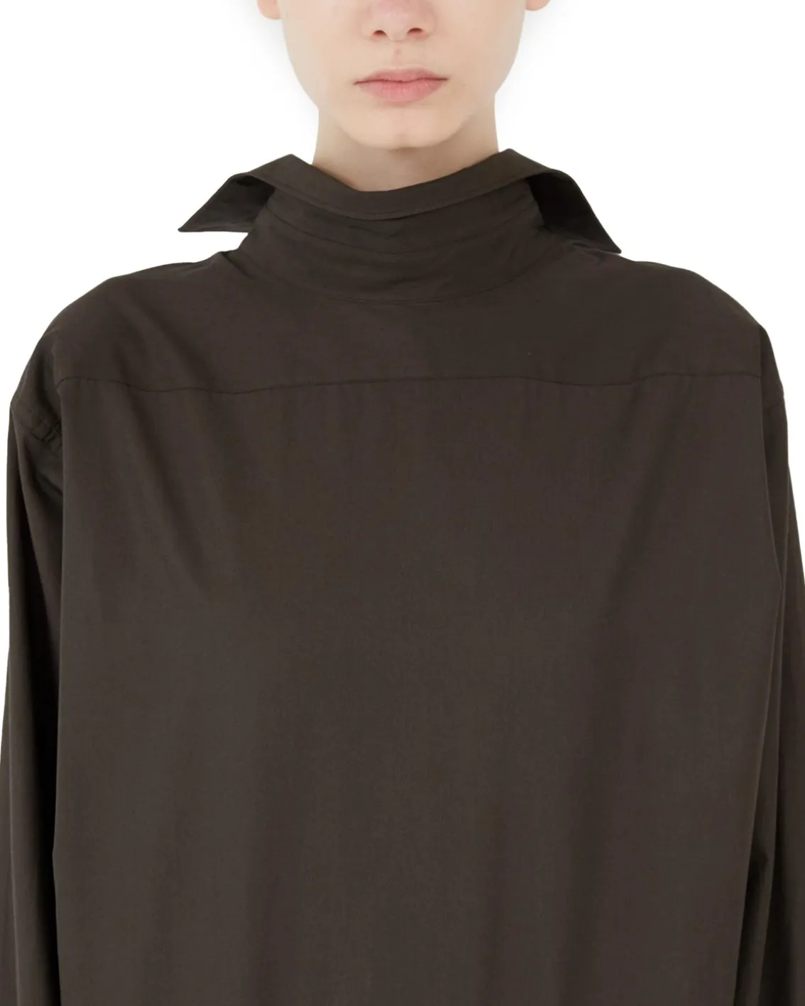 Maison Margiela Reworked Midi Dress Dark Brown/Black
