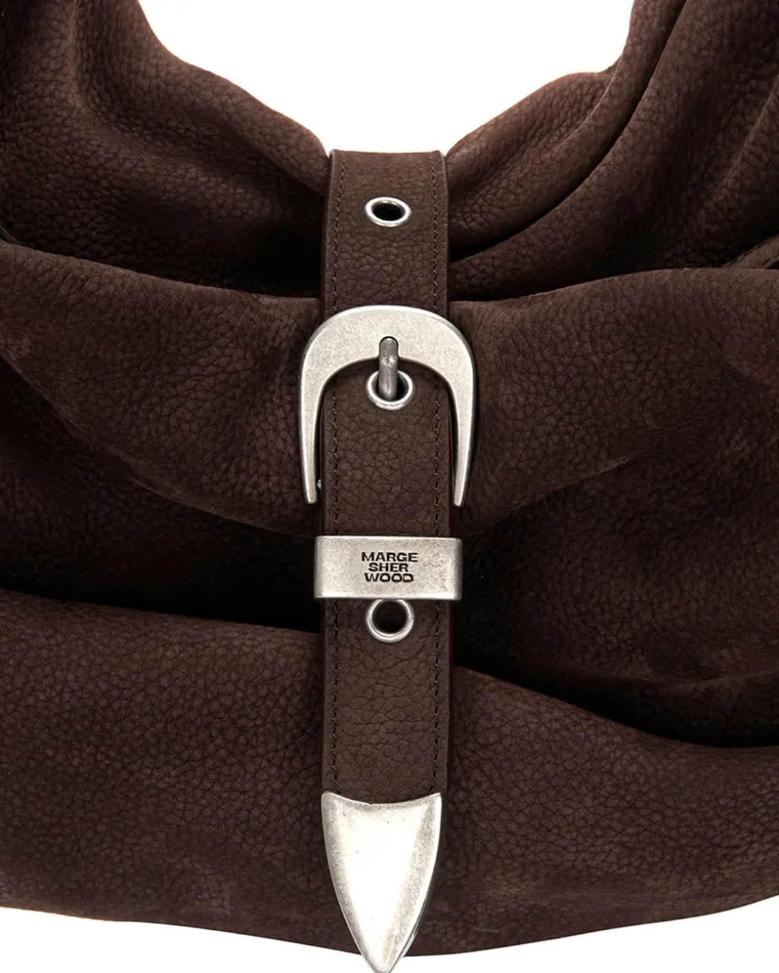 MARGESHERWOOD Belted Hobo Bag Hush