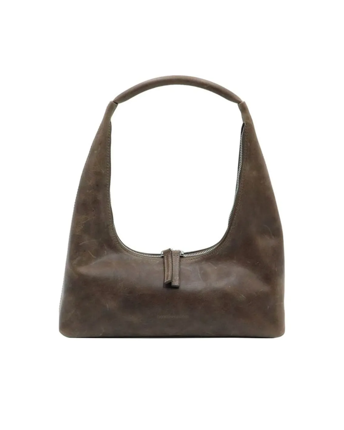 MARGESHERWOOD Hobo Shoulder Bag Washed Brown