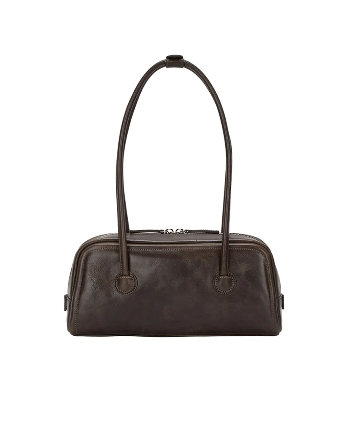 MARGESHERWOOD Soft Baguette Bag Washed Brown