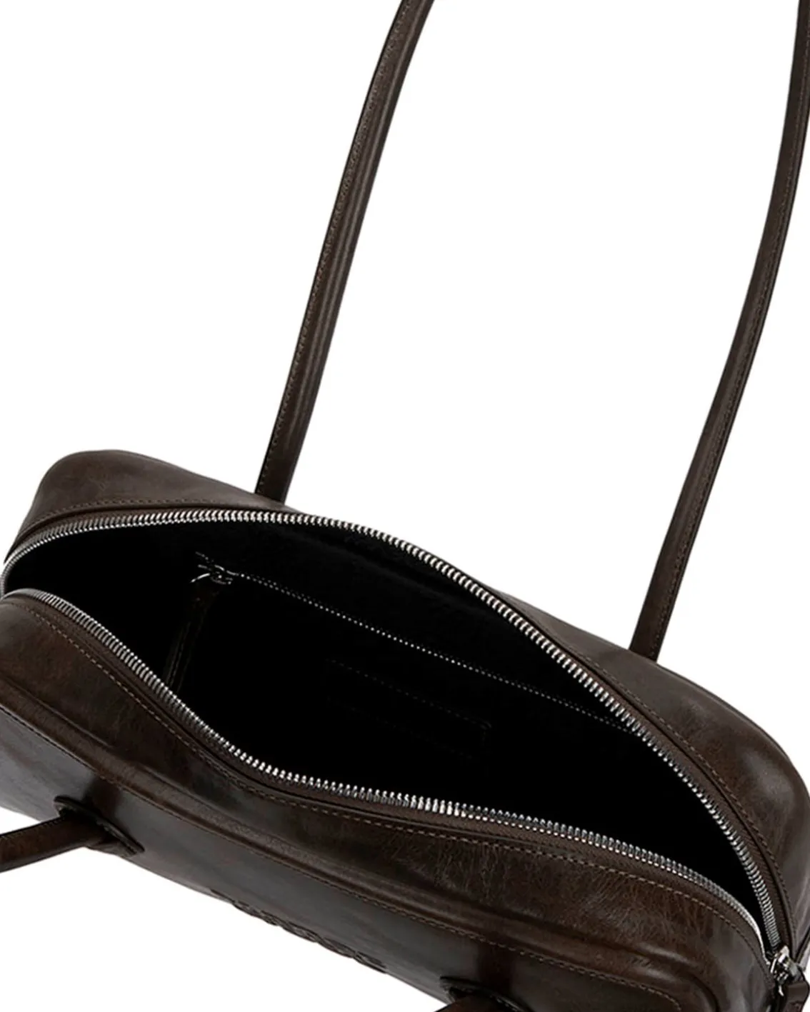 MARGESHERWOOD Soft Baguette Bag Washed Brown