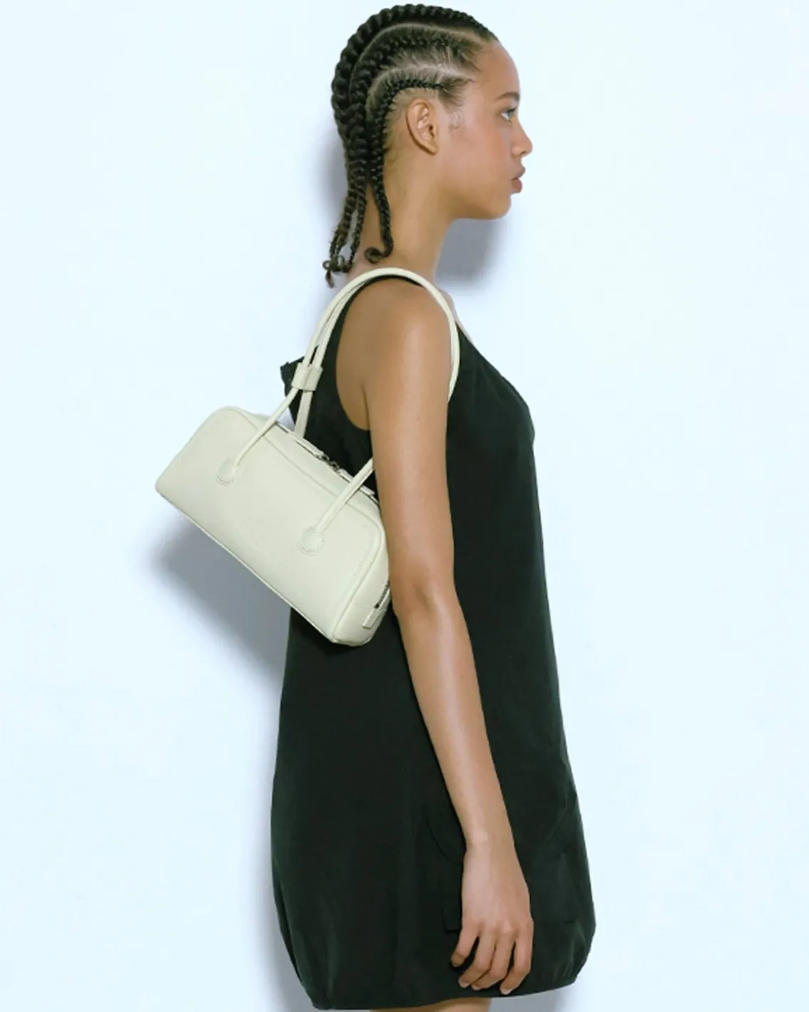 MARGESHERWOOD Soft Baguette Bag Blond Wood Plain