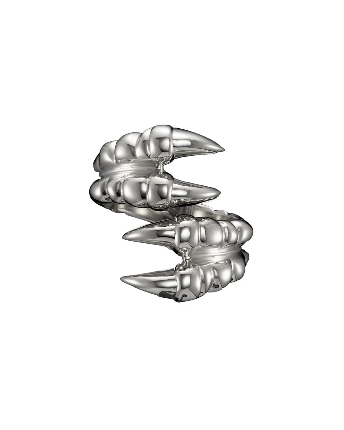 Maria Nilsdotter Claw Double Ring Silver