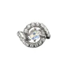 Maria Nilsdotter Maze Ring Moonstone Silver