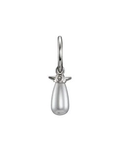 Maria Nilsdotter Pearl Tear Earring Silver