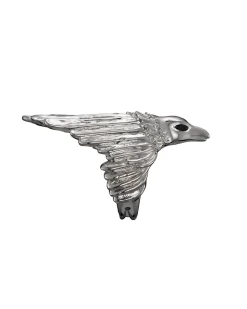 Maria Nilsdotter Raven Ring Black Marquise Cut Spinel Silver
