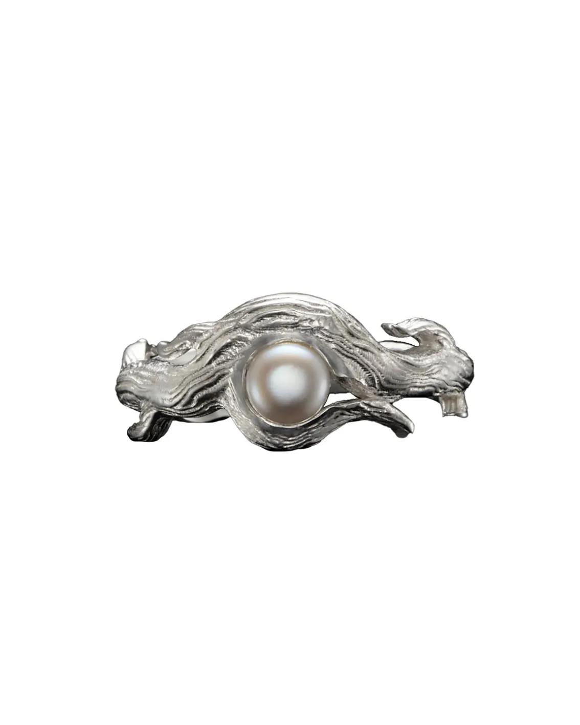Maria Nilsdotter Secret Garden Freshwater Pearl Ring Silver