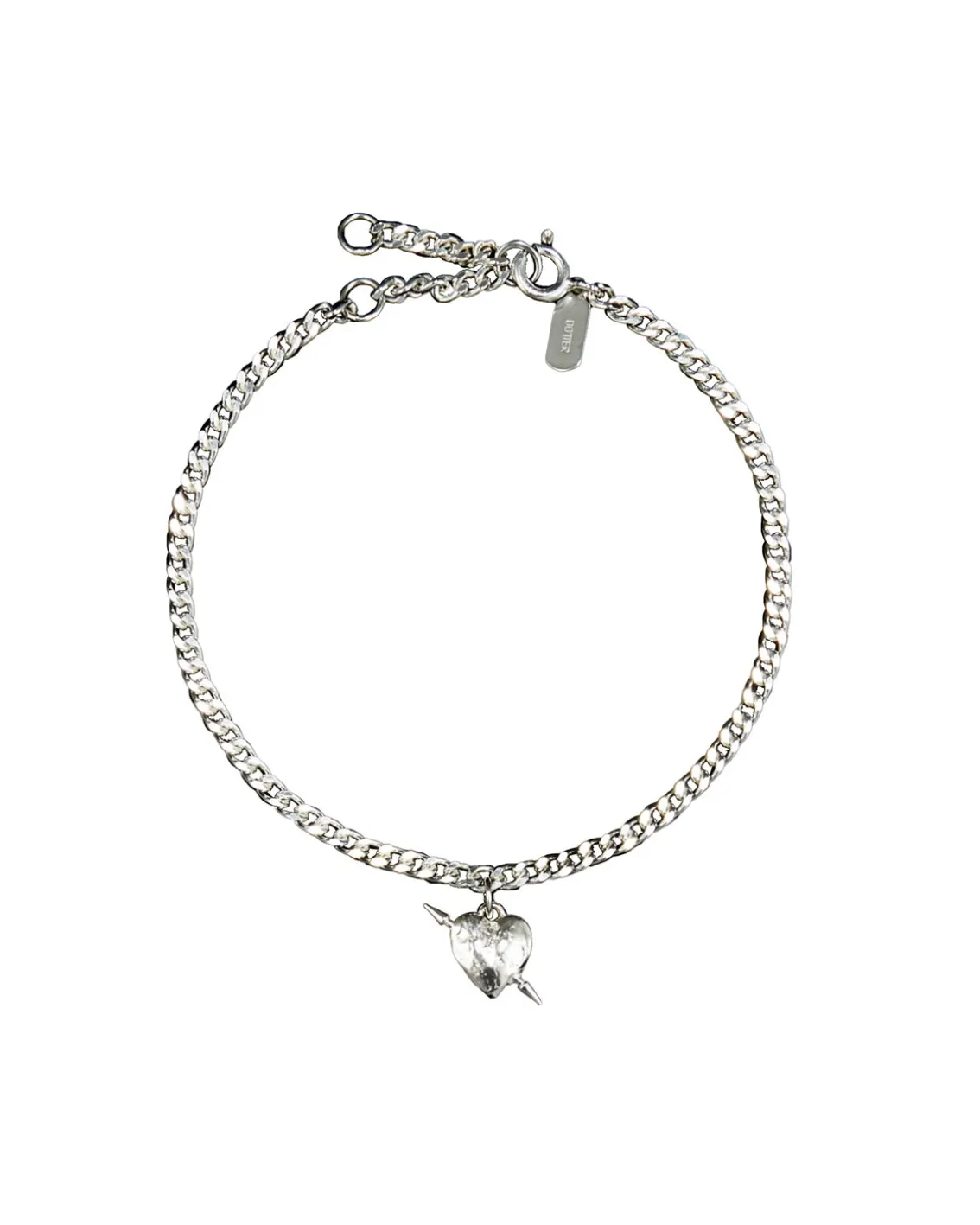Maria Nilsdotter Tuvstarr's Heart Bracelet Silver