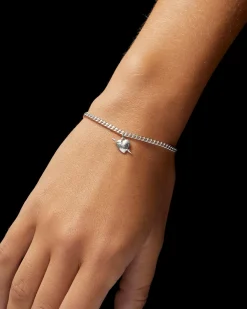 Maria Nilsdotter Tuvstarr's Heart Bracelet Silver