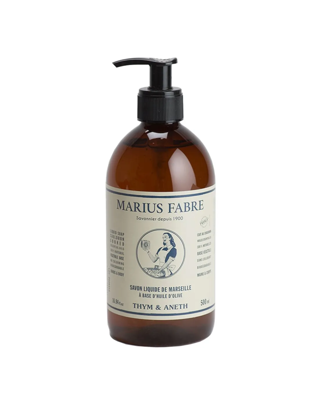 Marius Fabre Marseille Liquid Soap Thyme & Dill