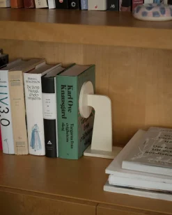 Massproductions Buffer Bookend Ivory