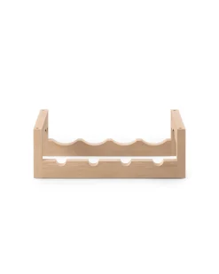 Massproductions Silo Stackable Wine Rack Natural Ash