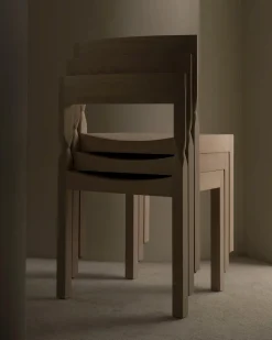 Massproductions Woodwerk Chair Natural Beech
