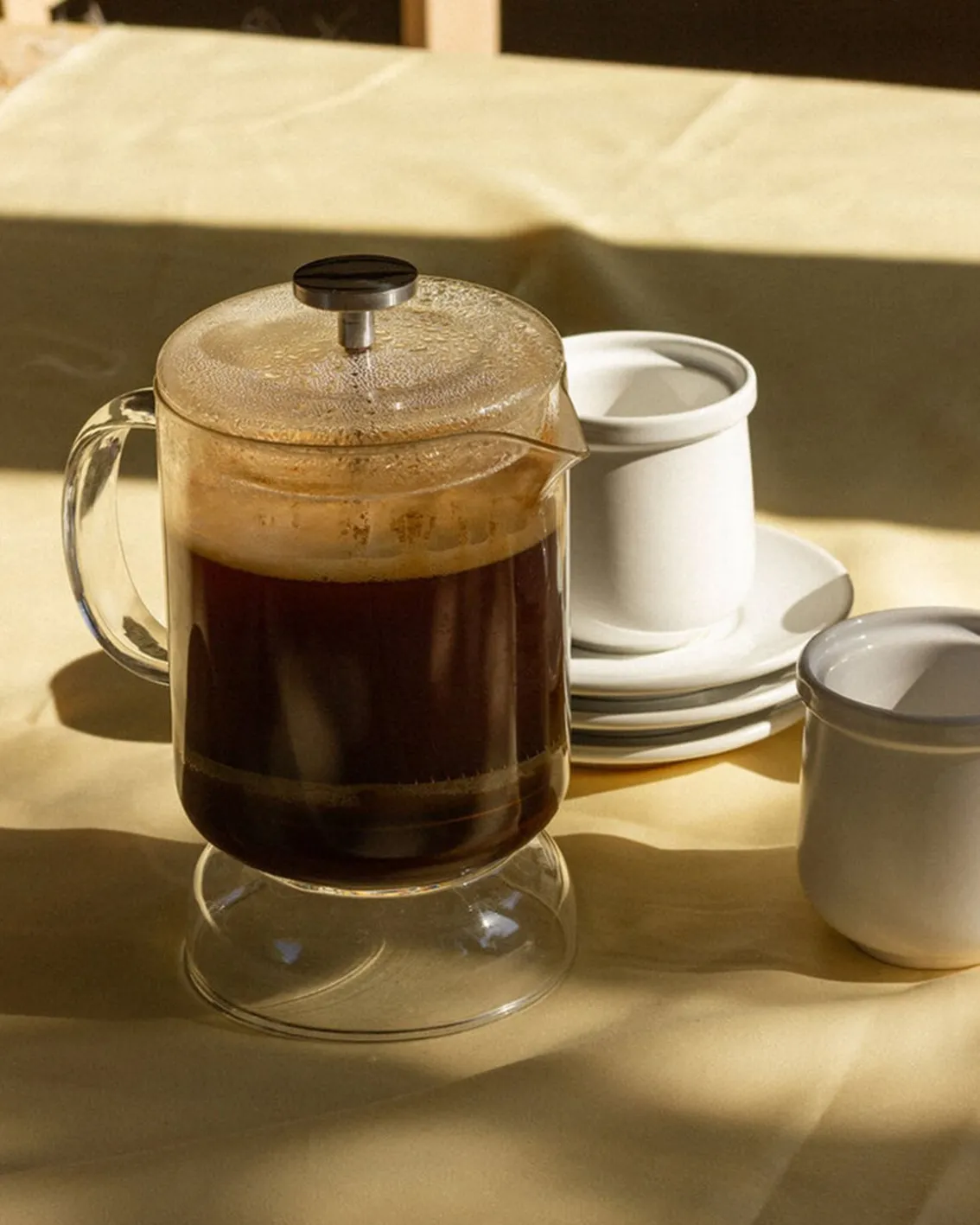 Matias Moellenbach Rooster Cafetiere Clear