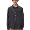 Mfpen Executive Shirt Dark Grey Stripe