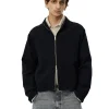 Mfpen Leisure Woven Zip Up Black