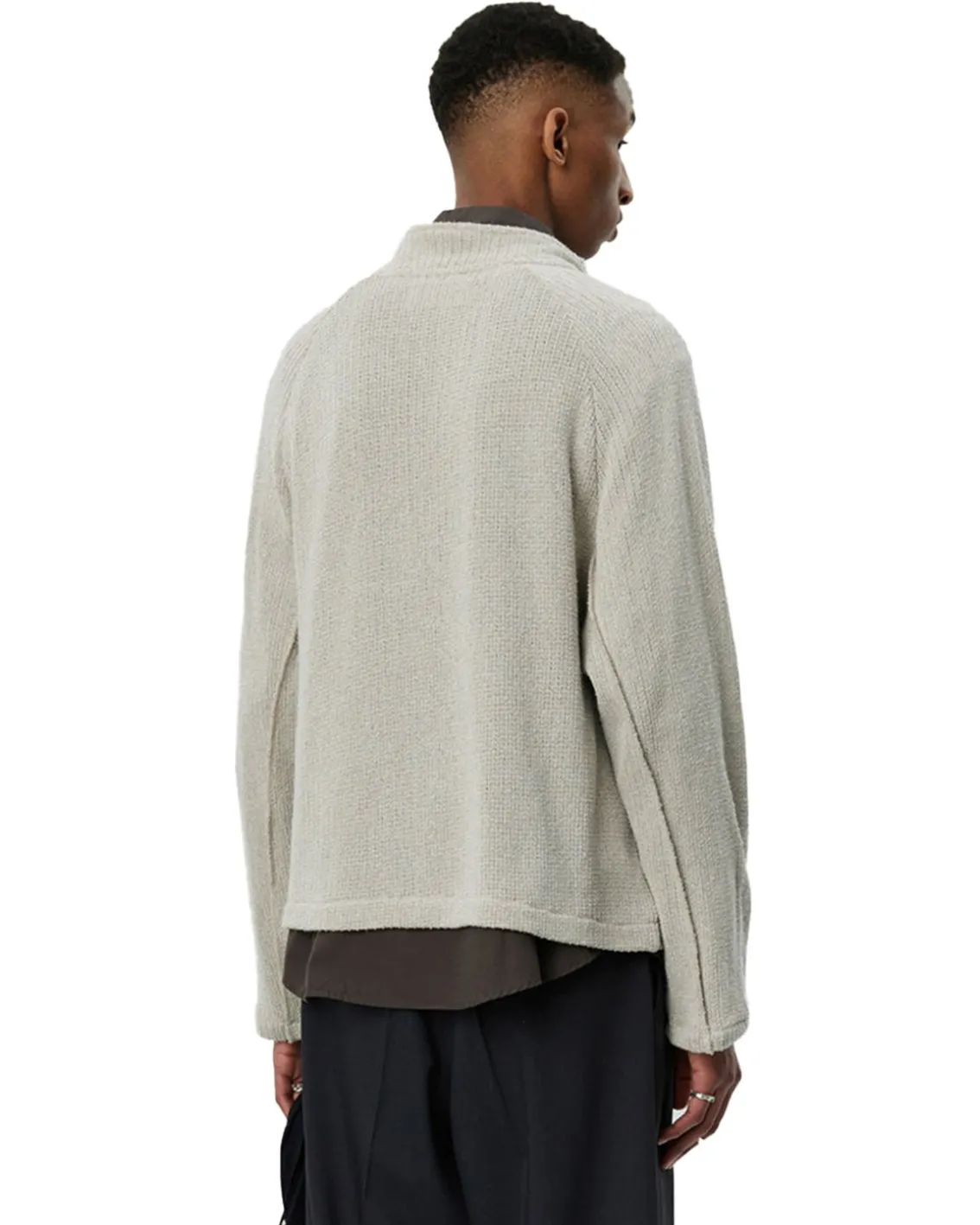 Mfpen Leisure Zip Sweater Oatmeal