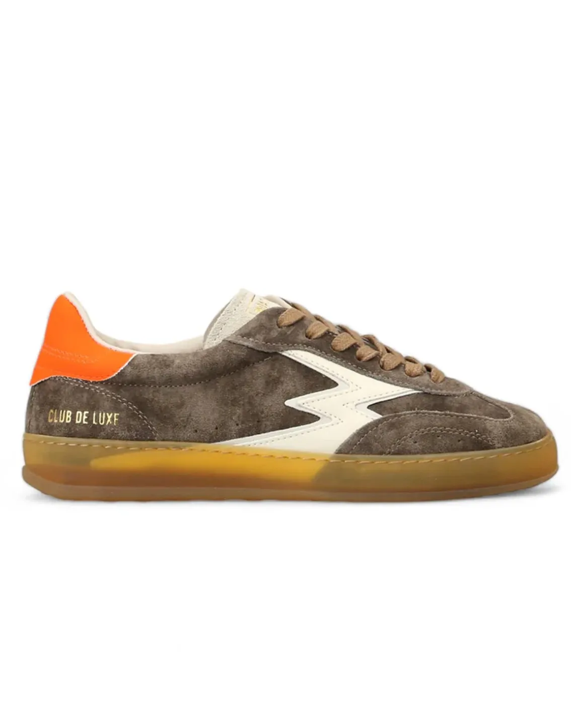 Moa Concept Master Club Sneakers M Taupe Orange Fluorescent