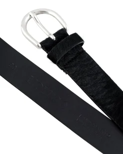 MOLEBO Ponyhair Belt Black Pony