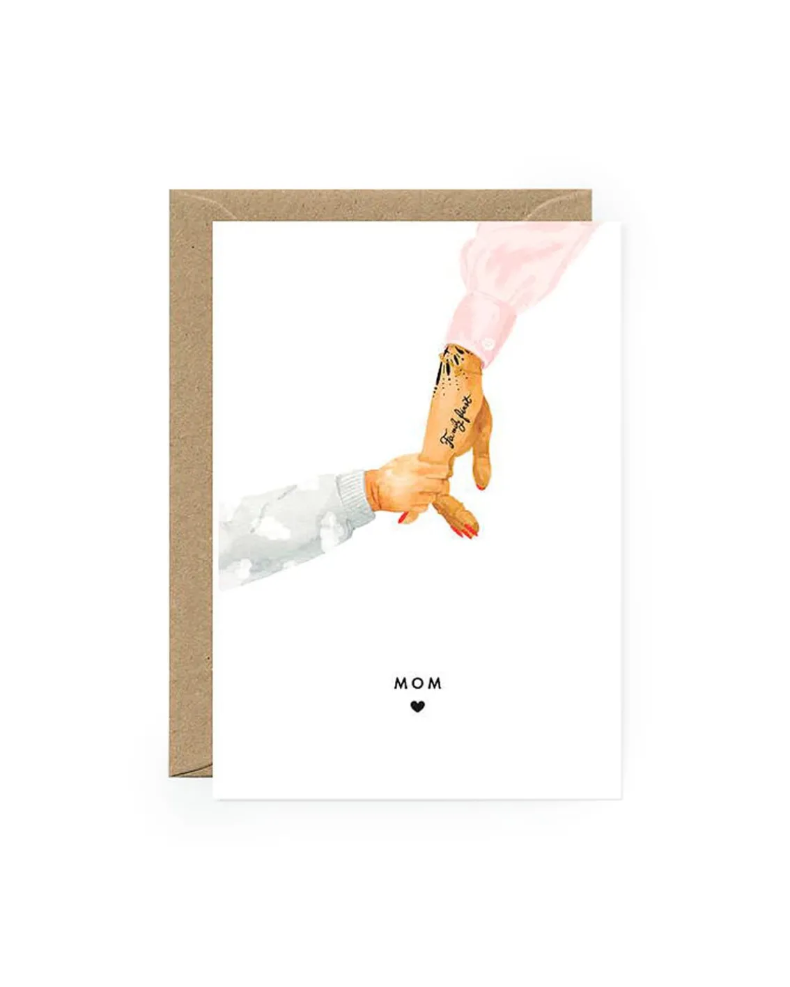 Mom & Baby Hand Card