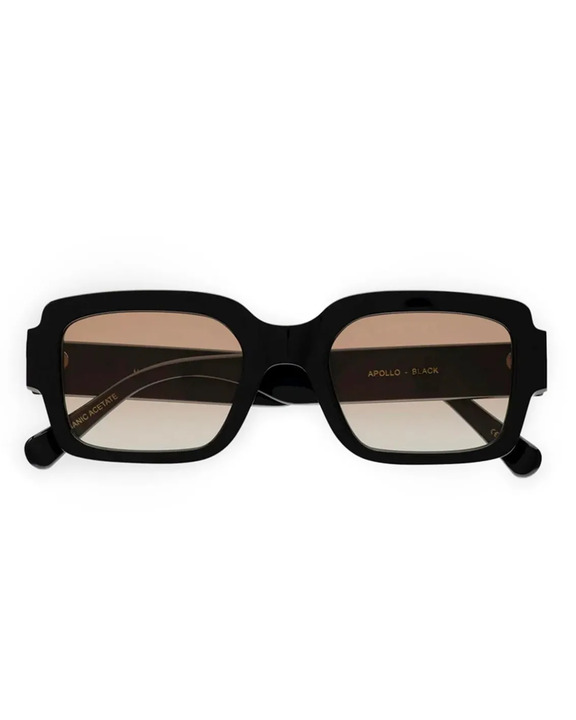 Monokel Eyewear Apollo Black Brown Gradient Lens