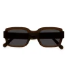 Monokel Eyewear Apollo Chocolate Grey Solid Lens