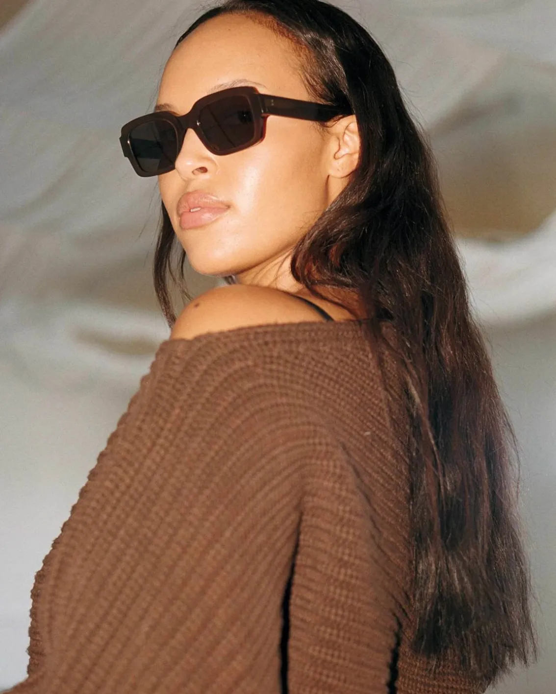 Monokel Eyewear Apollo Chocolate Grey Solid Lens