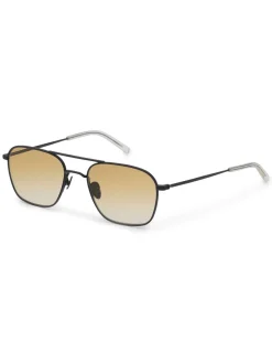 Monokel Eyewear Dion Matt Black Yellow Gradient Lens