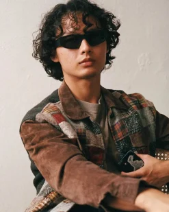 Monokel Eyewear Eclipse Matte Black Green Solid Lens