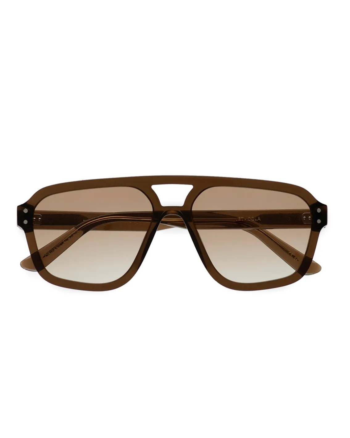 Monokel Eyewear Jet Cola Brown Gradient Lens