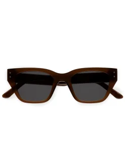 Monokel Eyewear Memphis Chocolate Grey Solid Lens