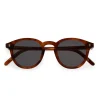 Monokel Eyewear Nelson Amber Grey Solid Lens