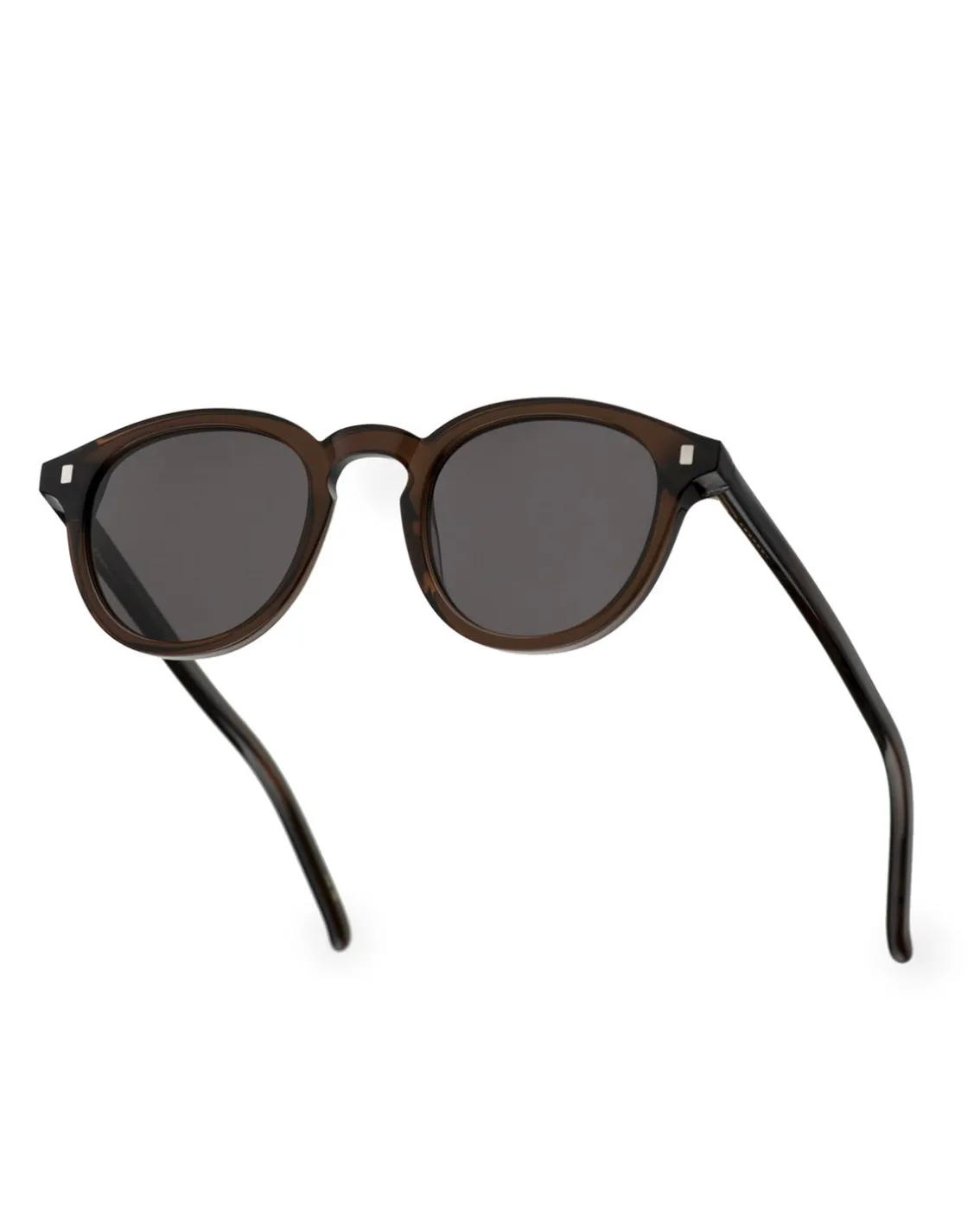Monokel Eyewear Nelson Cola Grey Solid Lens