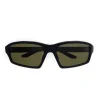 Monokel Eyewear Raven Matt Black Green Solid Polarized Lens