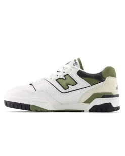 New Balance 550 White/Dark Olivine