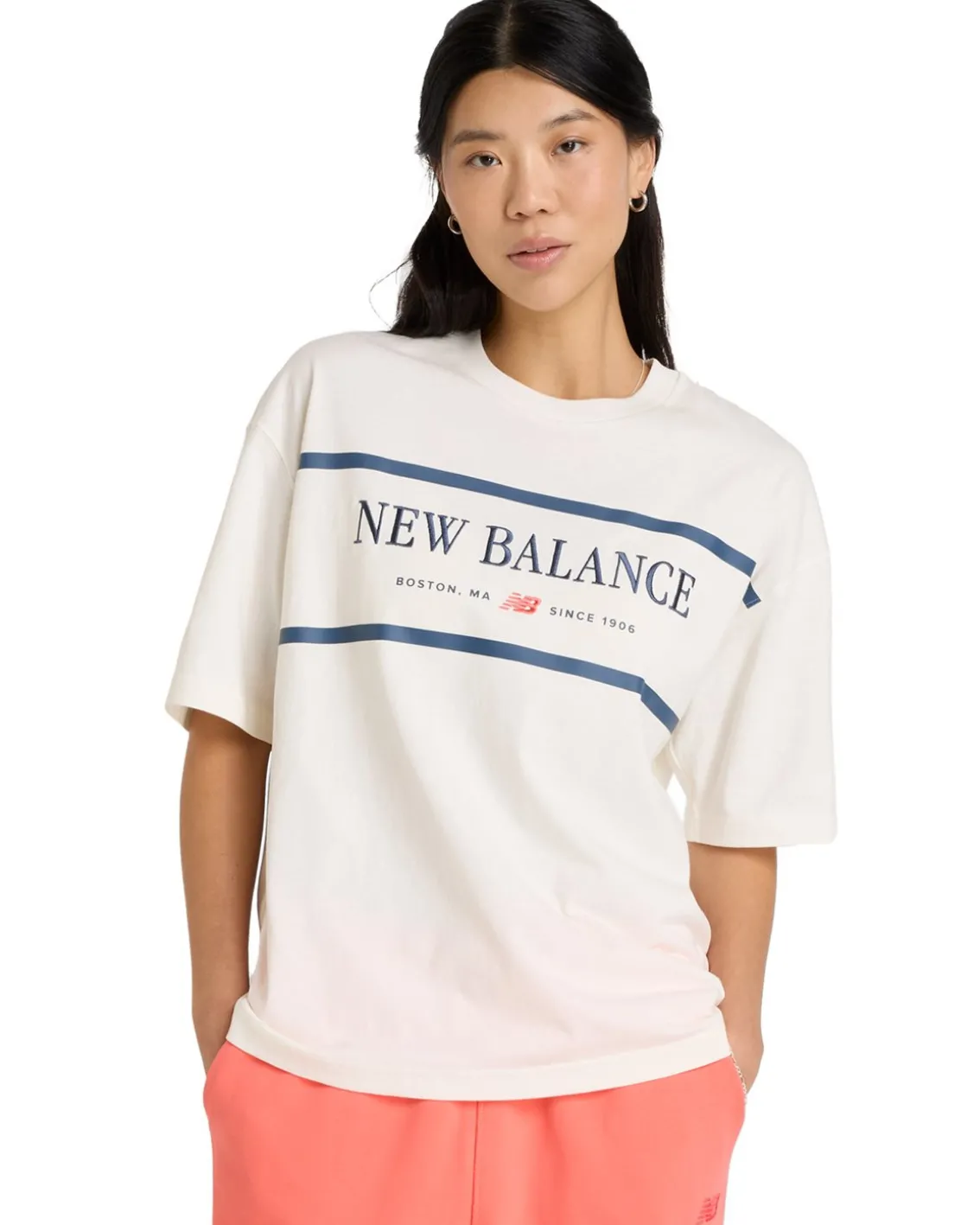 New Balance Athletics Nautical T-Shirt Faded Plum