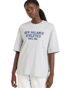 New Balance Athletics Varsity Oversized T-Shirt Athletic Grey