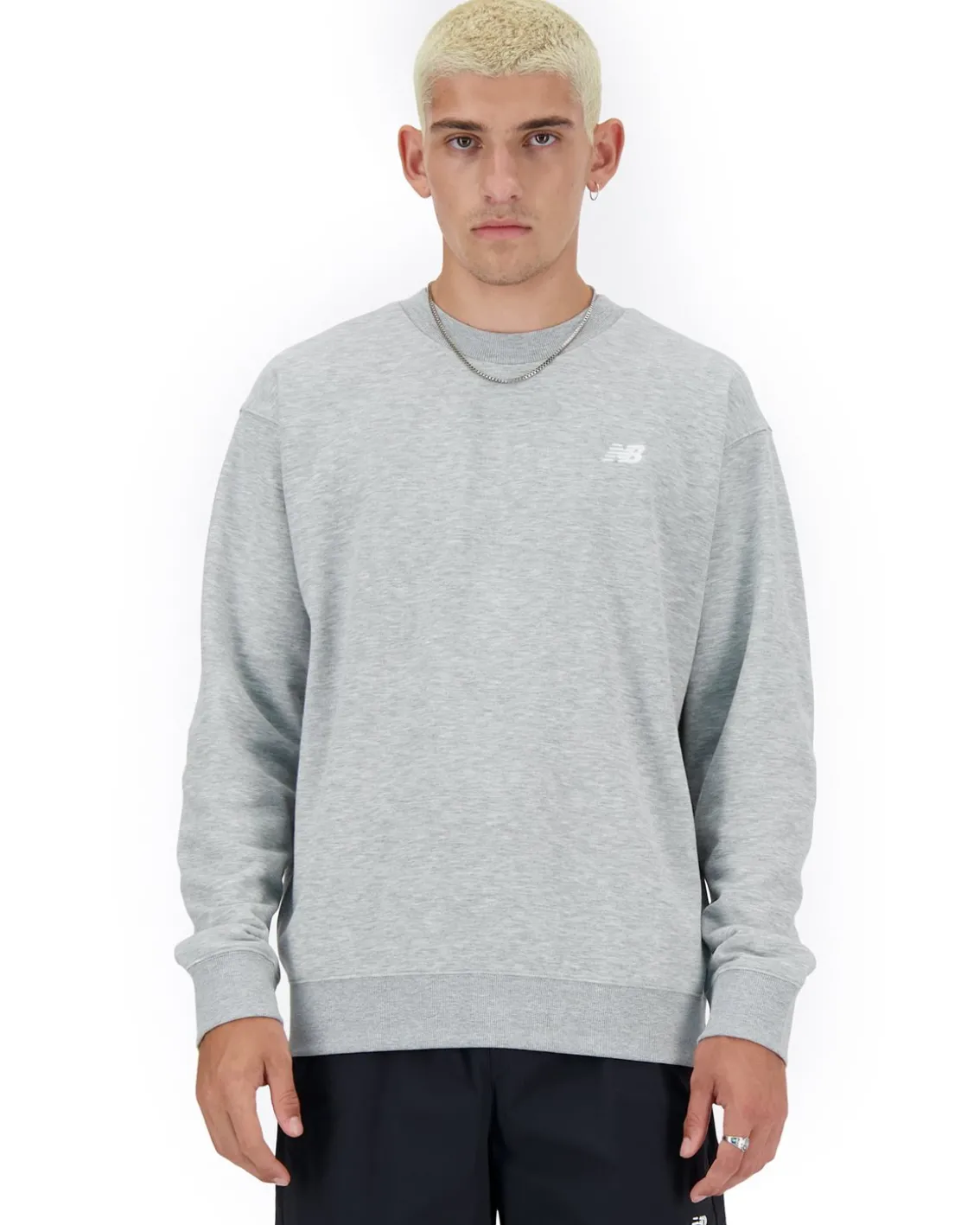 New Balance Sport Essentials French Terry Crew Athletic Grey