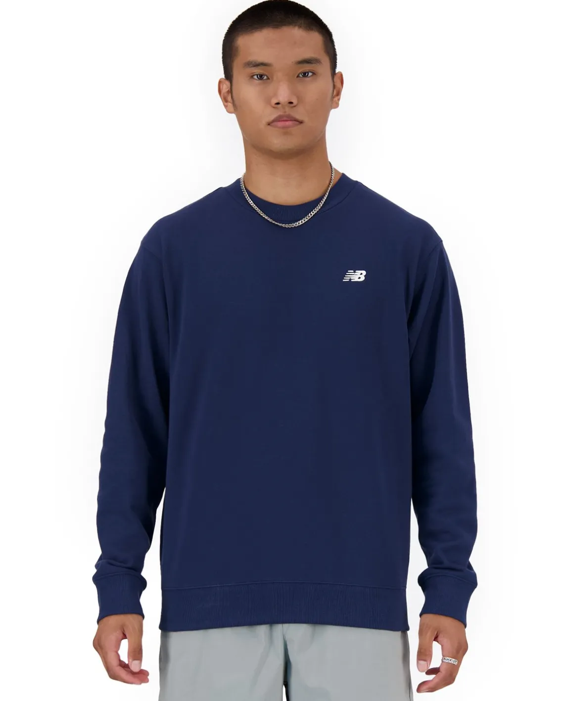 New Balance Sport Essentials French Terry Crew Navy