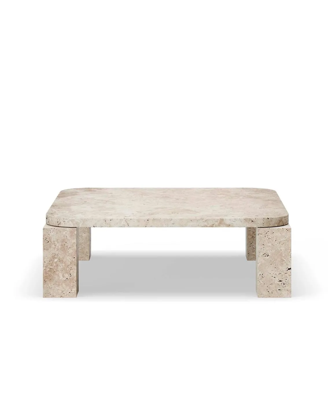 New Works Atlas Coffee Table Travertine