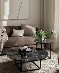 New Works Florence Coffee Table Black Marquina