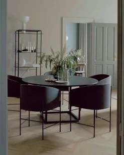 New Works Florence Dining Table Ø145 Gris Du Marais