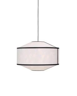 New Works Kite Pendant Ø65 White/Black