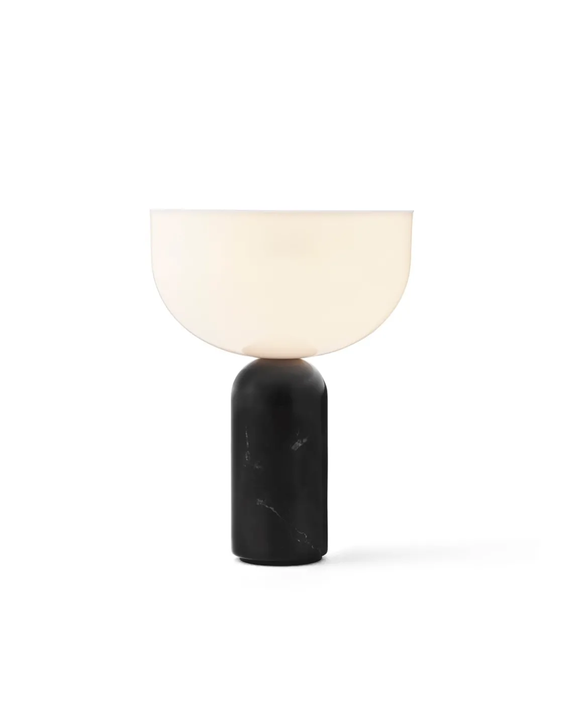 New Works Kizu Portable Table Lamp Black Marble