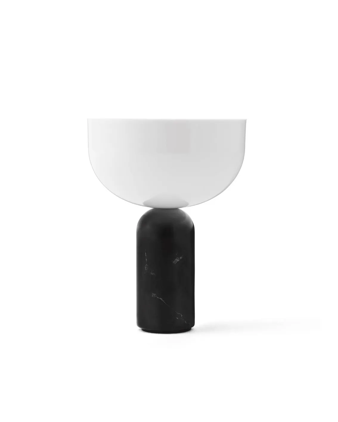 New Works Kizu Portable Table Lamp Black Marble