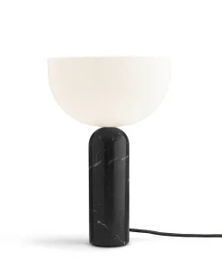 New Works Kizu Table Lamp Large Black Marble