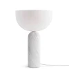 New Works Kizu Table Lamp Large White Marble