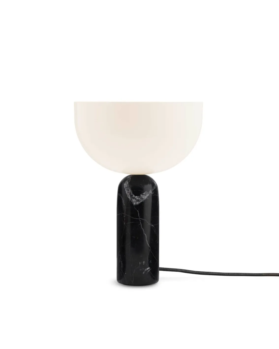 New Works Kizu Table Lamp Small Black Marble